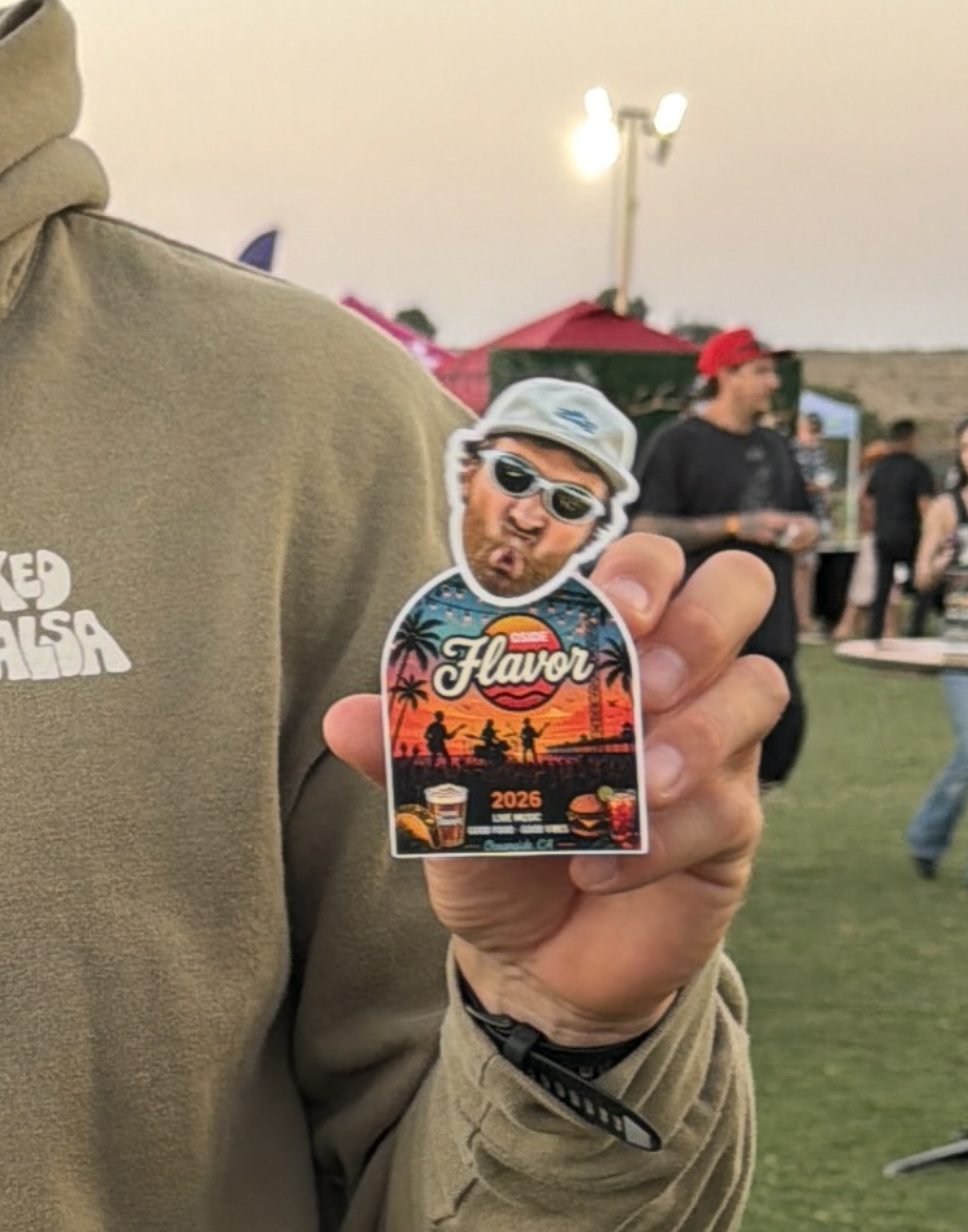 A guest holding their TinyTwin